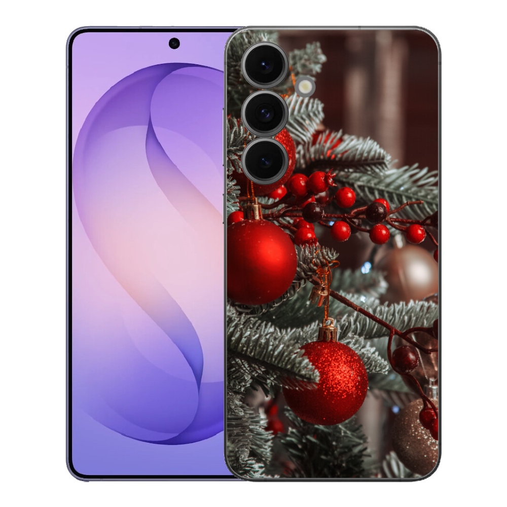 Gélový kryt mmCase na Samsung Galaxy S26 FE - vianočné ozdoby 2