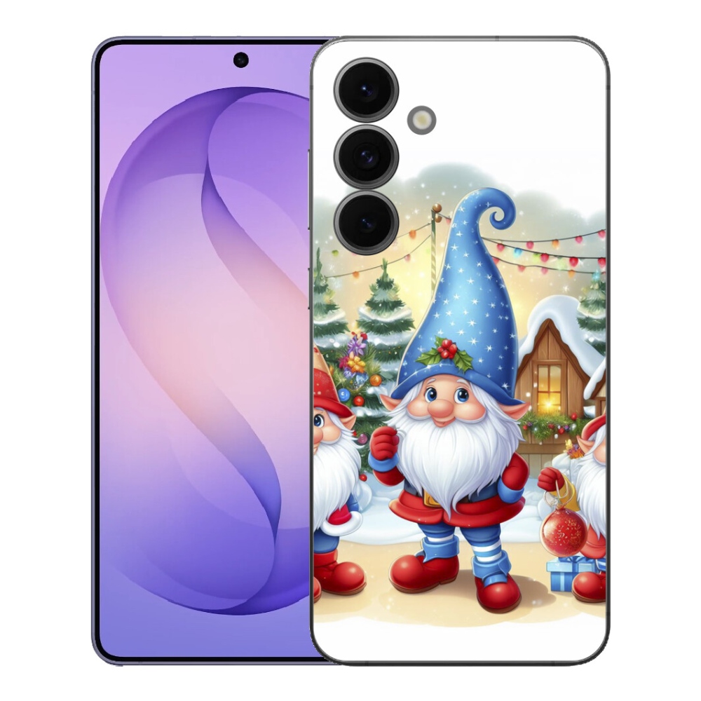 Gélový kryt mmCase na Samsung Galaxy S26 FE - vianočné škriatkovia