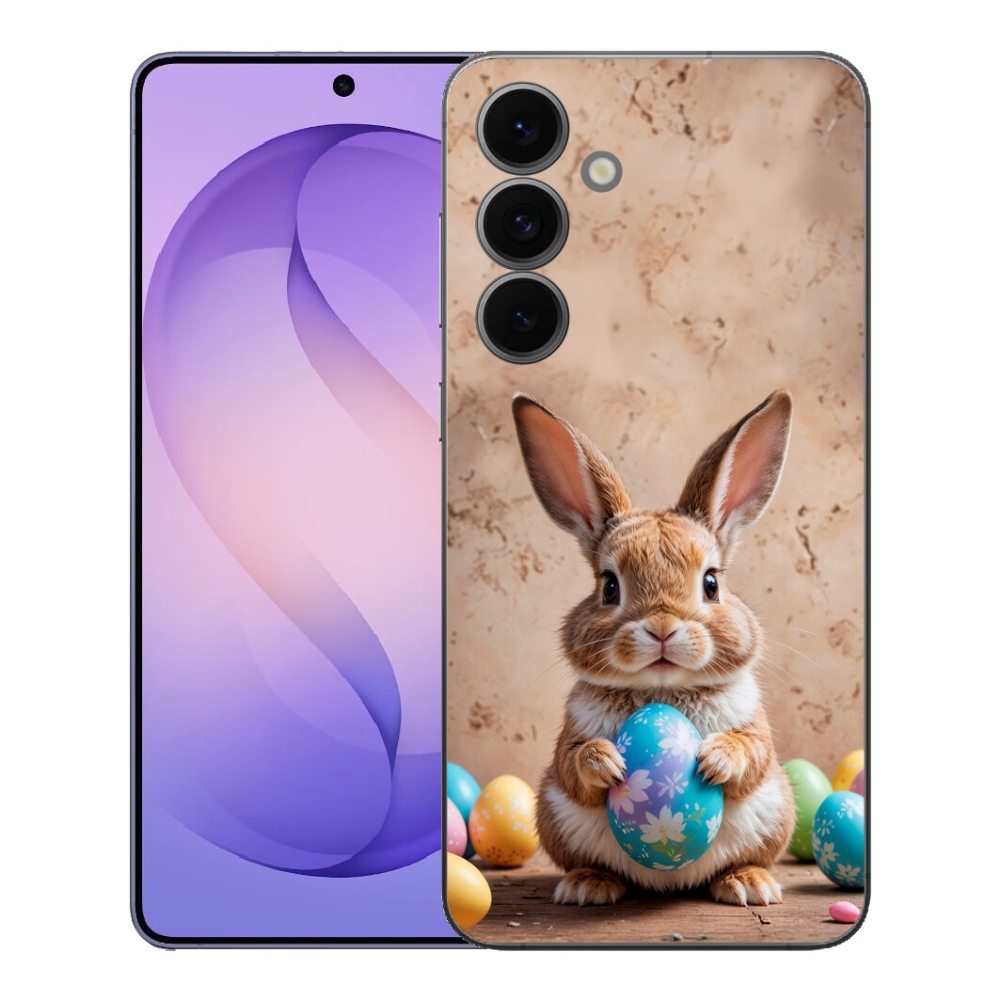Gélový kryt mmCase na Samsung Galaxy S26 FE - veľkonočný zajačik