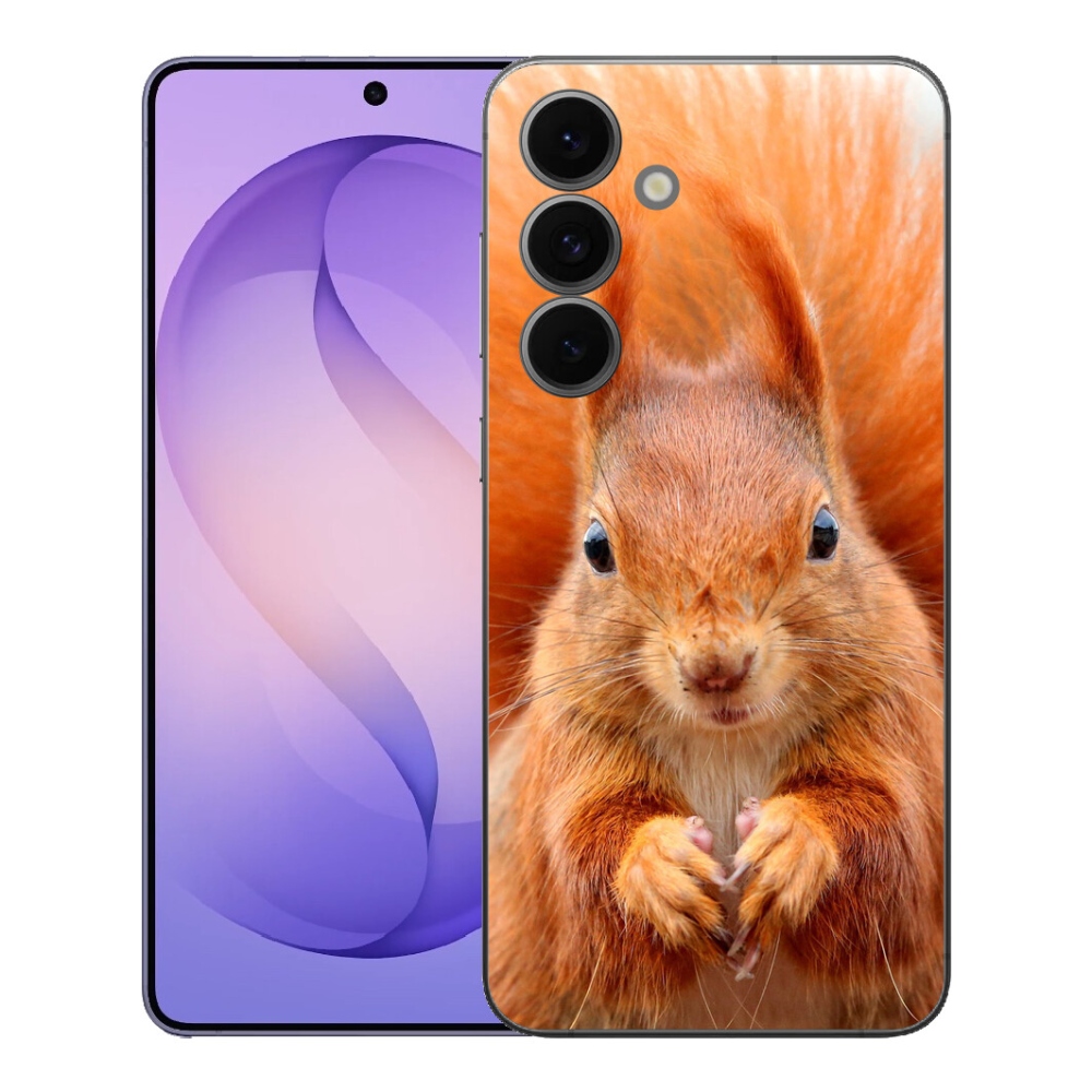 Gélový kryt mmCase na Samsung Galaxy S26 FE - veverička
