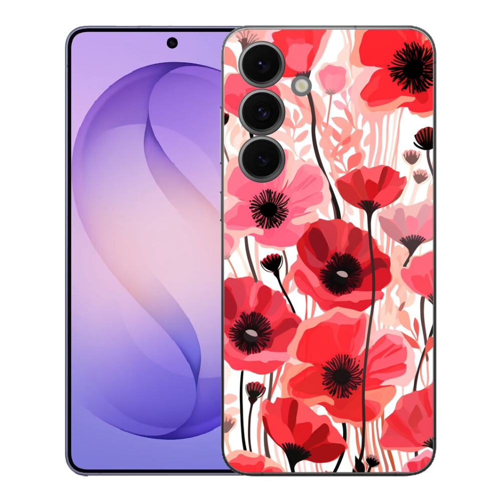 Gélový kryt mmCase na Samsung Galaxy S26 FE - vlčí mak 1