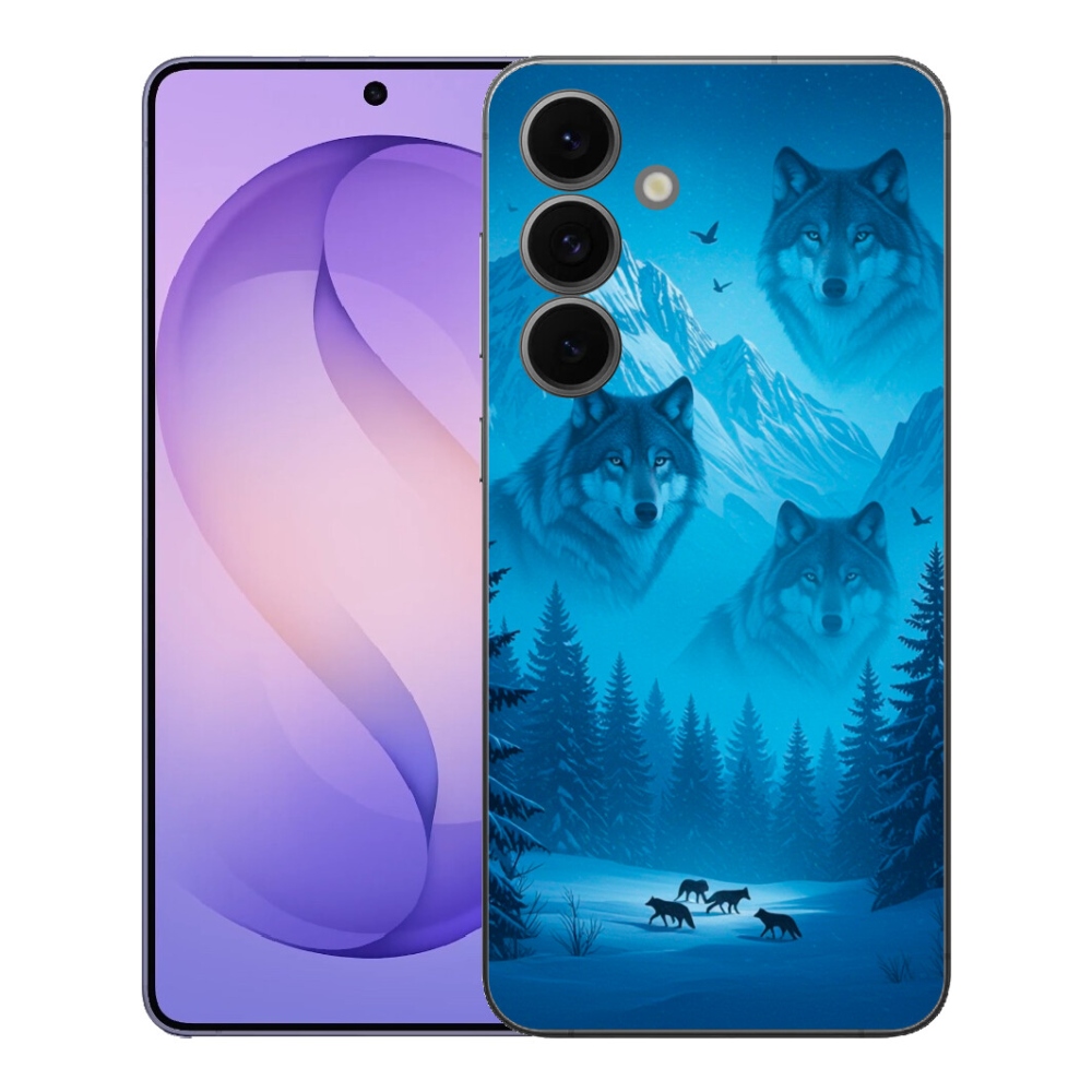 Gélový kryt mmCase na Samsung Galaxy S26 FE - vlčia svorka