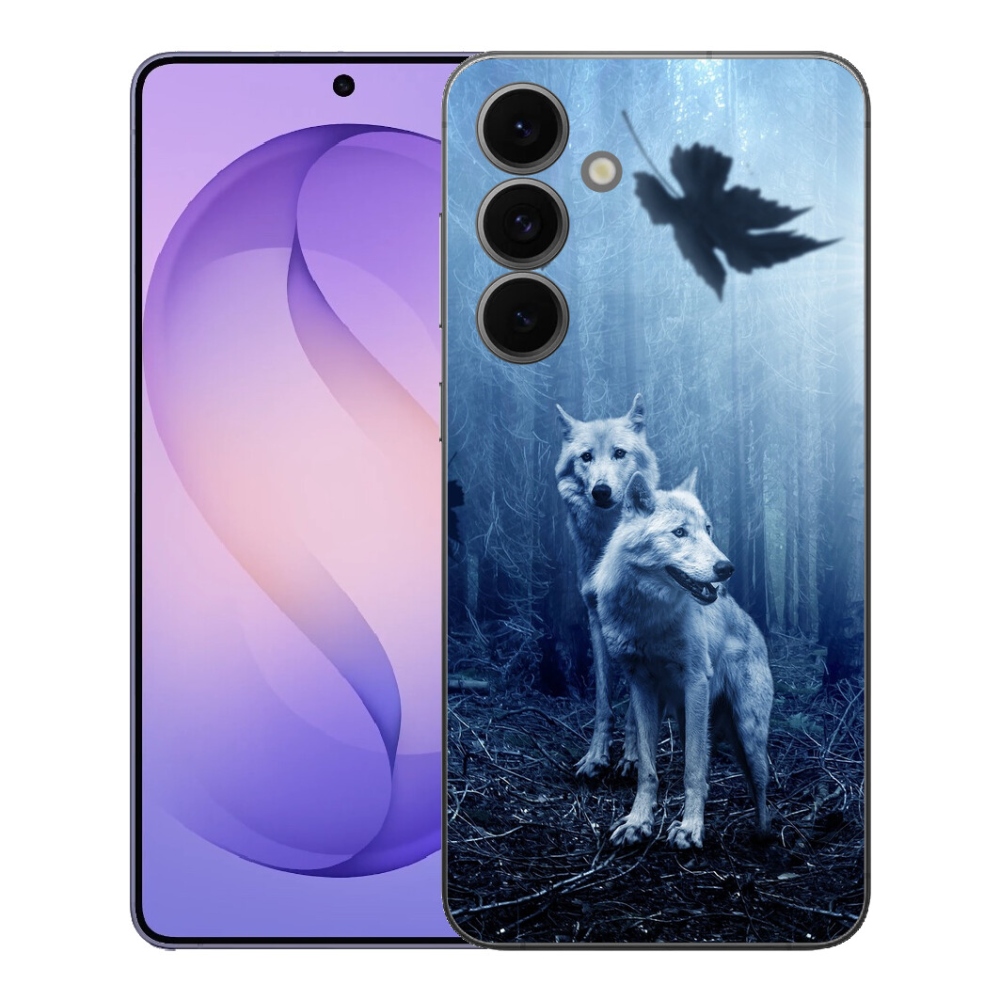Gélový kryt mmCase na Samsung Galaxy S26 FE - vlci v lese