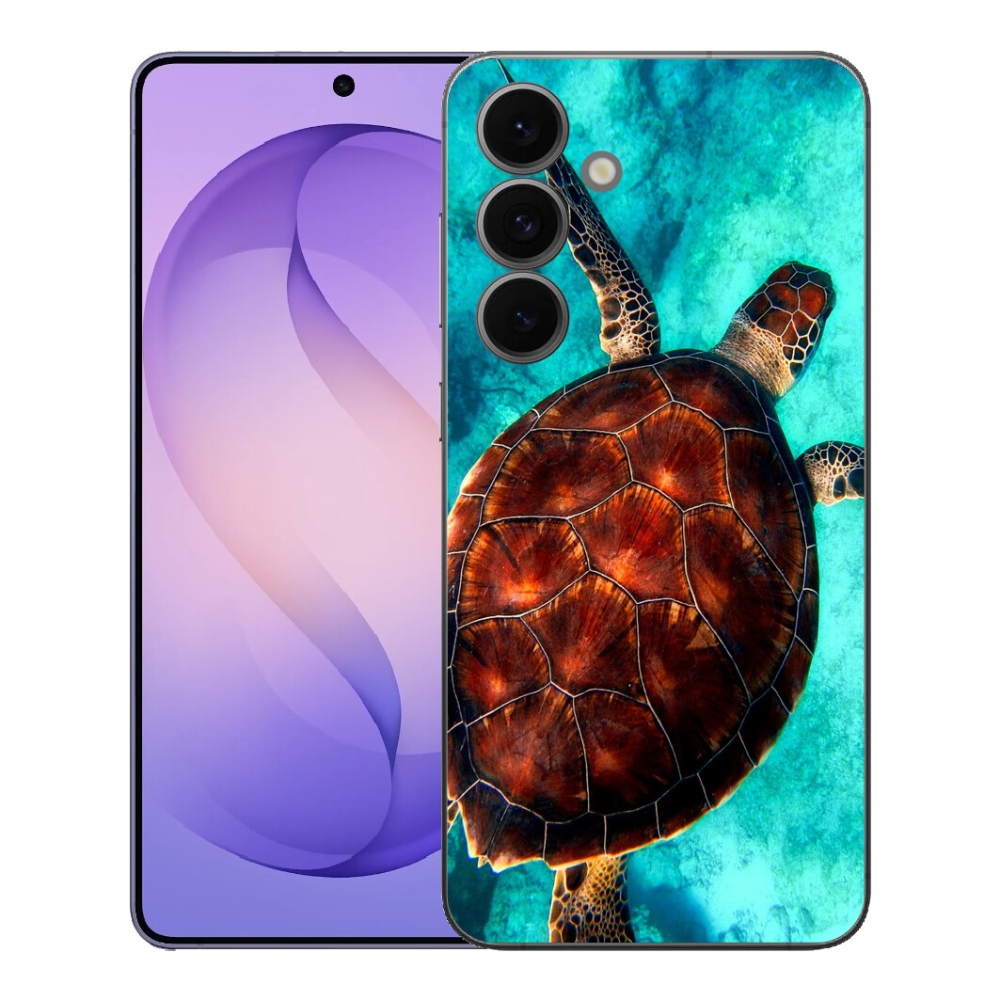 Gélový kryt mmCase na Samsung Galaxy S26 FE - korytnačka