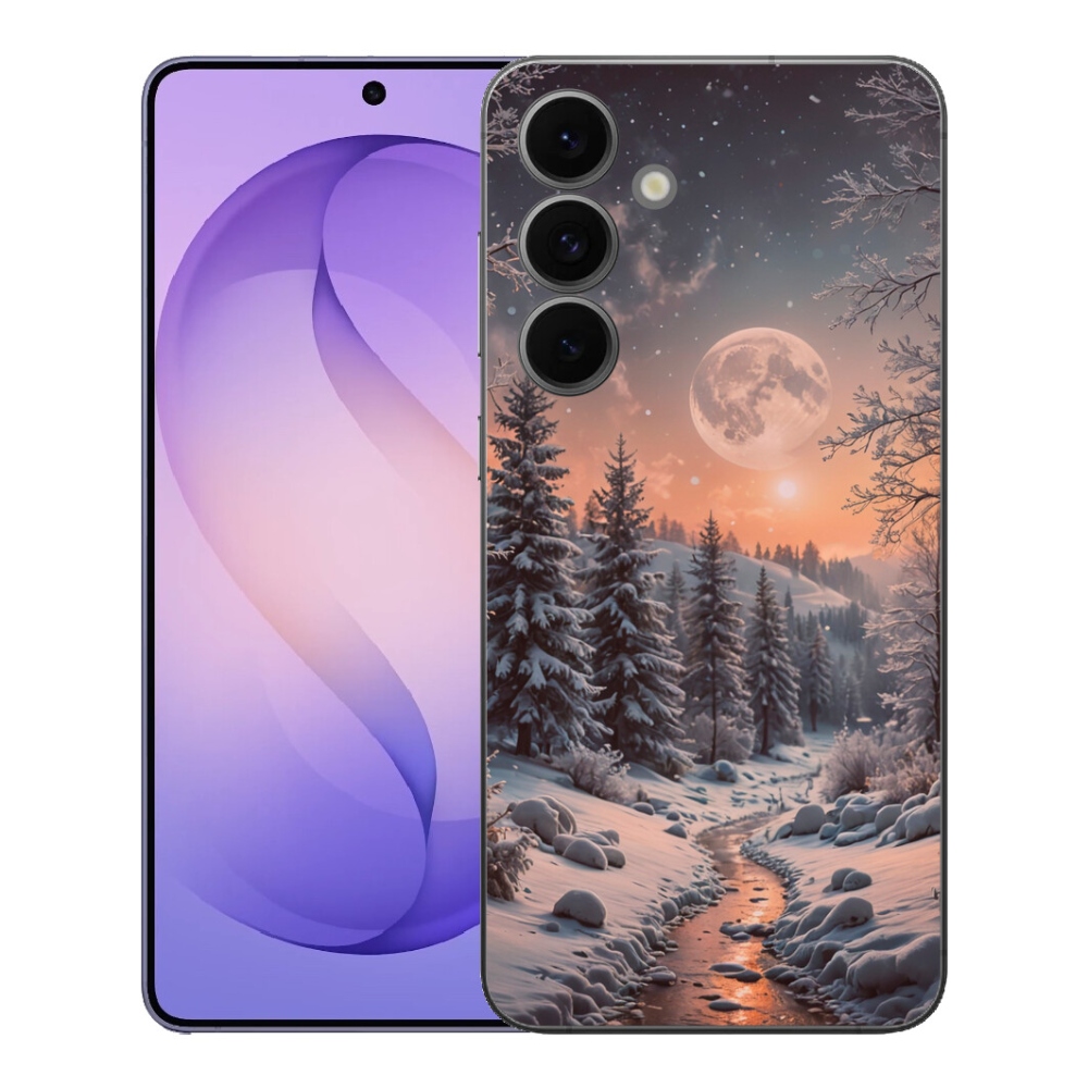Gélový kryt mmCase na Samsung Galaxy S26 FE - zimná krajina 2