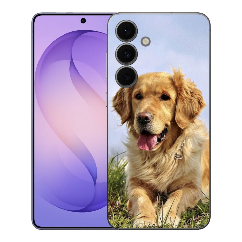 Gélový kryt mmCase na Samsung Galaxy S26 FE - zlatý retriever