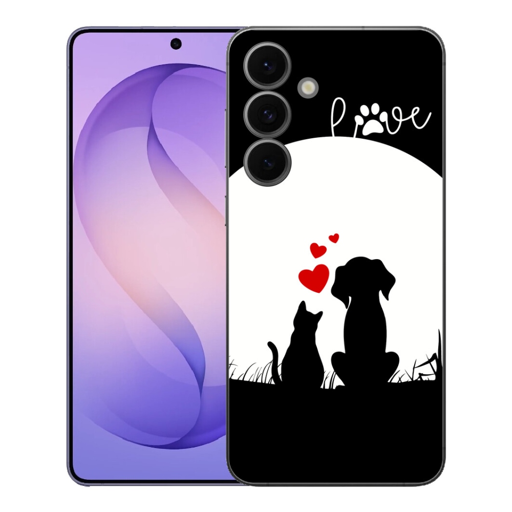 Gélový kryt mmCase na Samsung Galaxy S26 FE - zvieracia láska