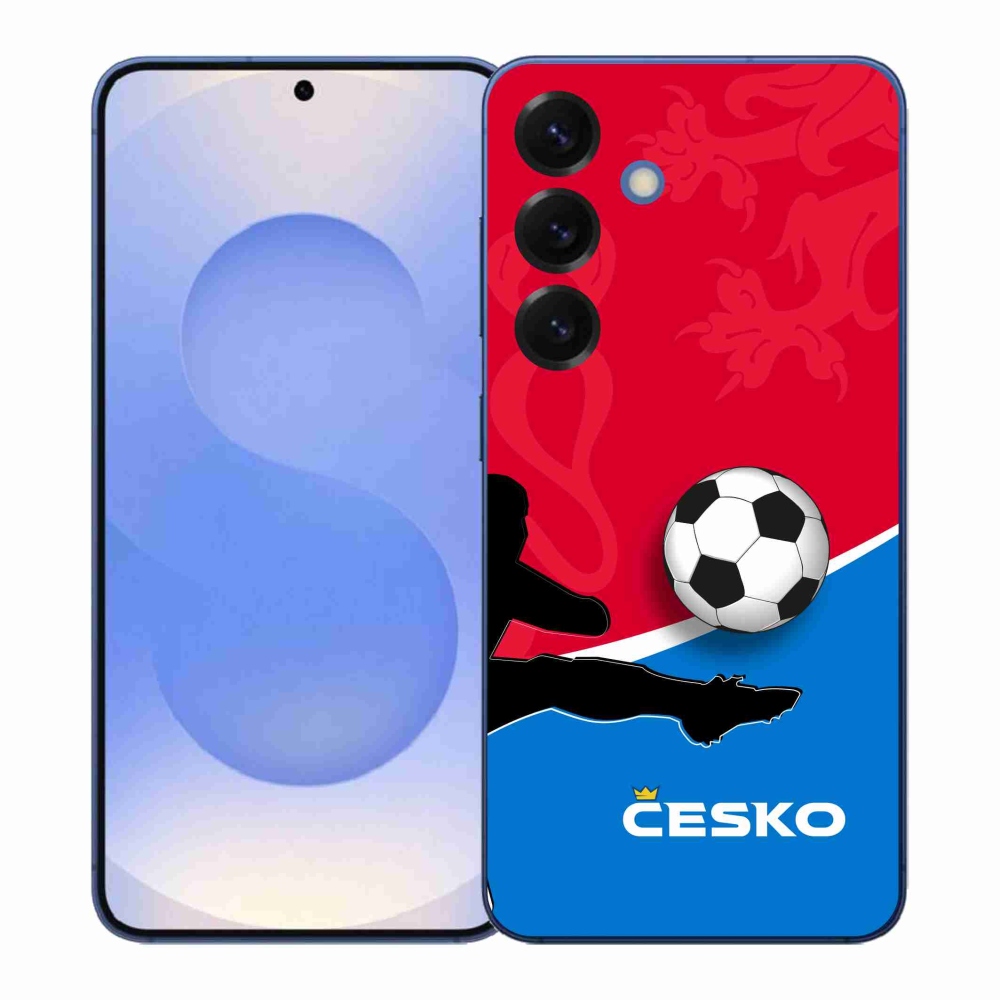 Gélový kryt mmCase na Samsung Galaxy S26+ - futbal Česko 2