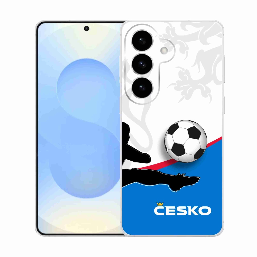 Gélový kryt mmCase na Samsung Galaxy S26 - futbal Česko 3