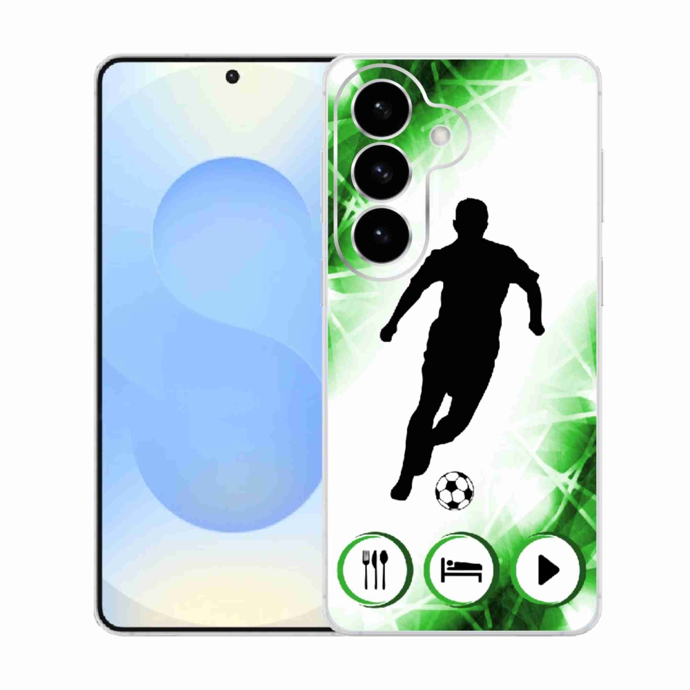 Gélový kryt mmCase na Samsung Galaxy S26 - futbalista
