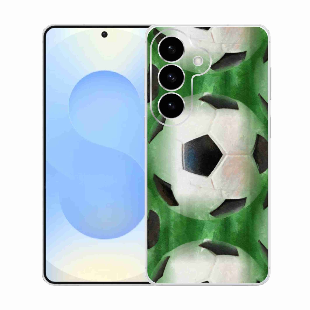 Gélový kryt mmCase na Samsung Galaxy S26 - futbalová lopta