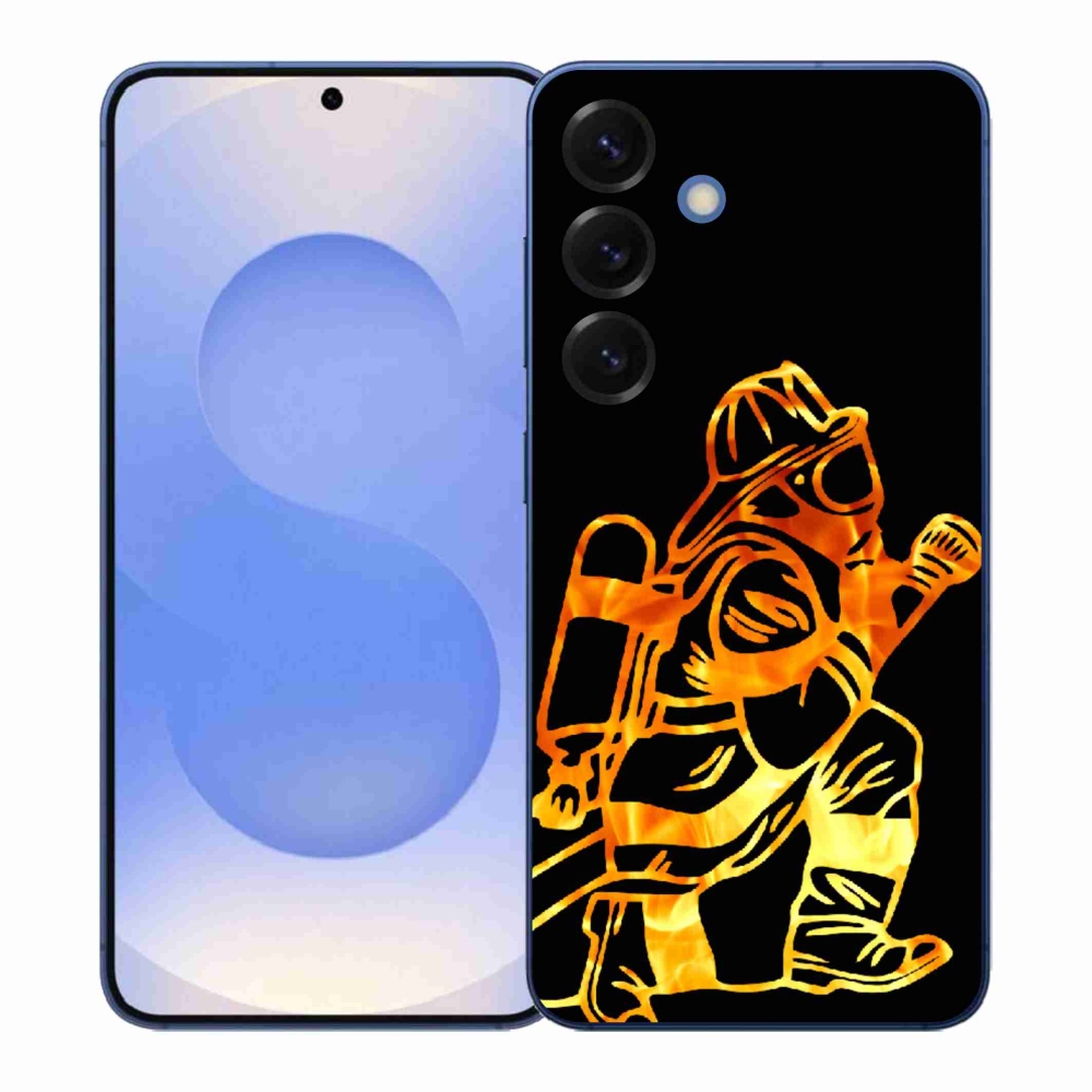 Gélový kryt mmCase na Samsung Galaxy S26+ - hasič 1