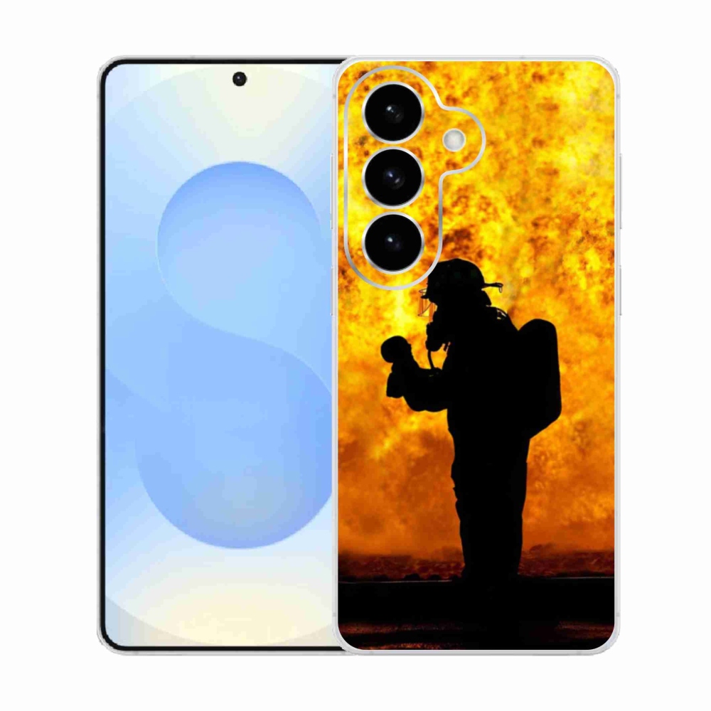 Gélový kryt mmCase na Samsung Galaxy S26 - hasič