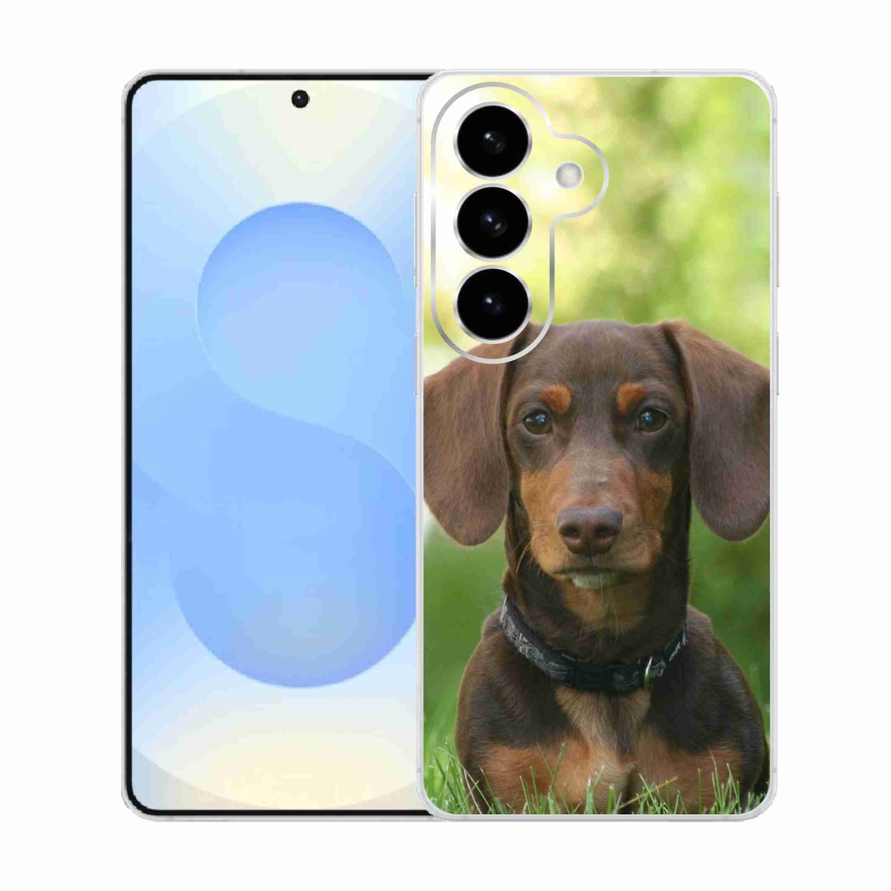 Gélový kryt mmCase na Samsung Galaxy S26 - hnedý jazvečík