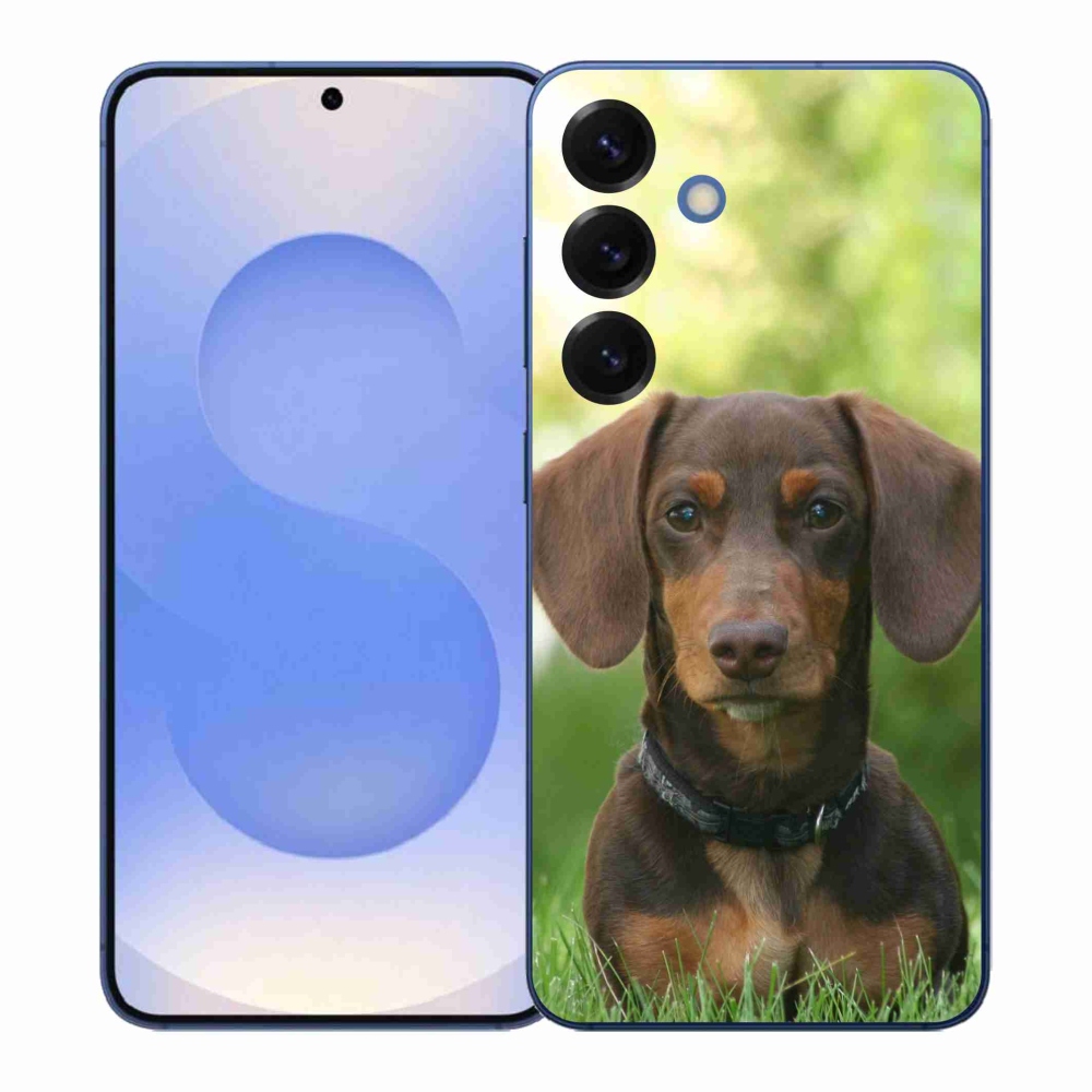 Gélový kryt mmCase na Samsung Galaxy S26+ - hnedý jazvečík