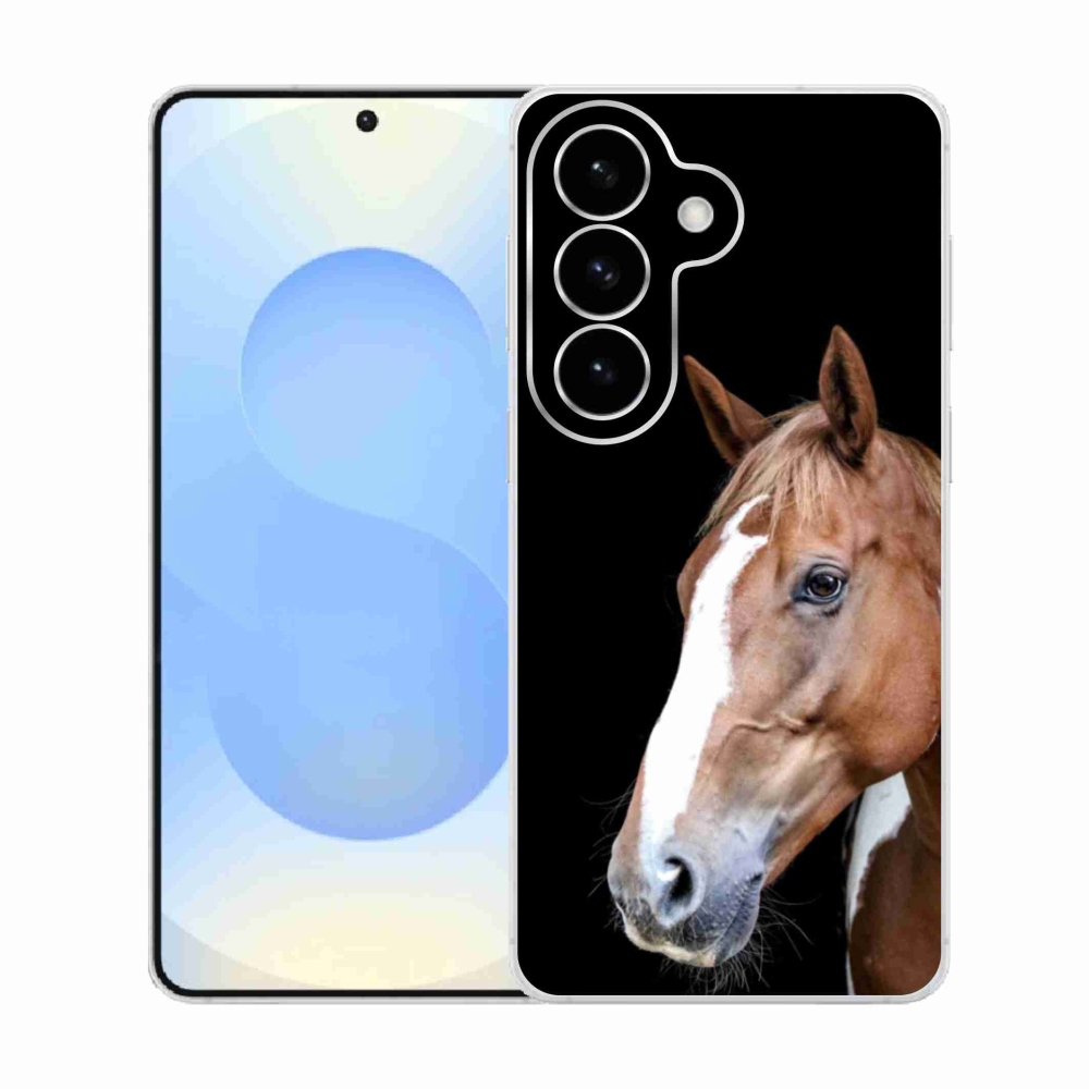 Gélový kryt mmCase na Samsung Galaxy S26 - hnedý kôň 3