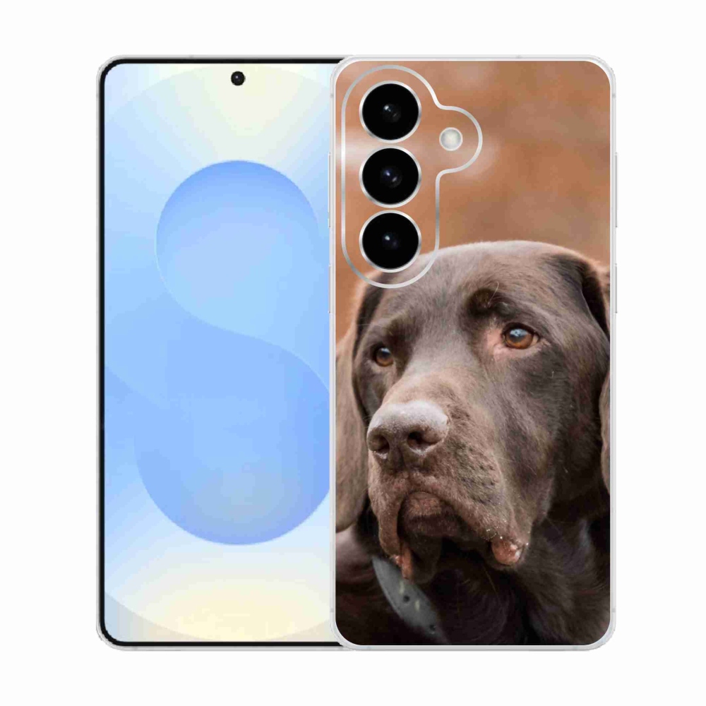 Gélový kryt mmCase na Samsung Galaxy S26 - hnedý labrador