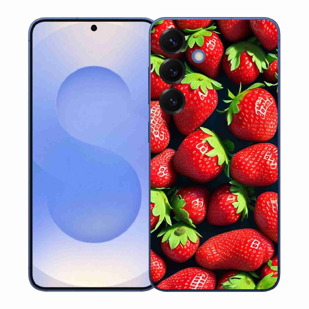 Gélový kryt mmCase na Samsung Galaxy S26+ - jahody