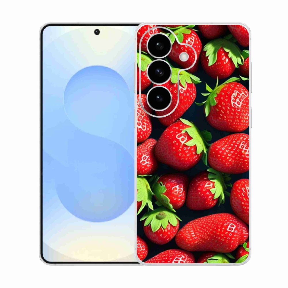 Gélový kryt mmCase na Samsung Galaxy S26 - jahody