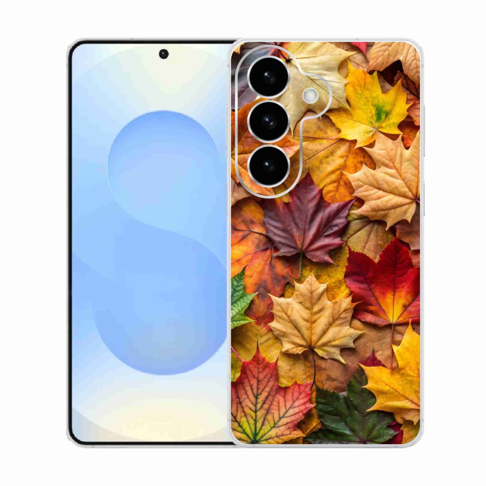 Gélový kryt mmCase na Samsung Galaxy S26 - javorové listy 2