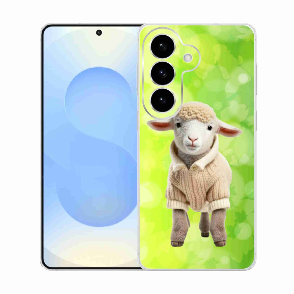 Gélový kryt mmCase na Samsung Galaxy S26 - jahňa vo svetri