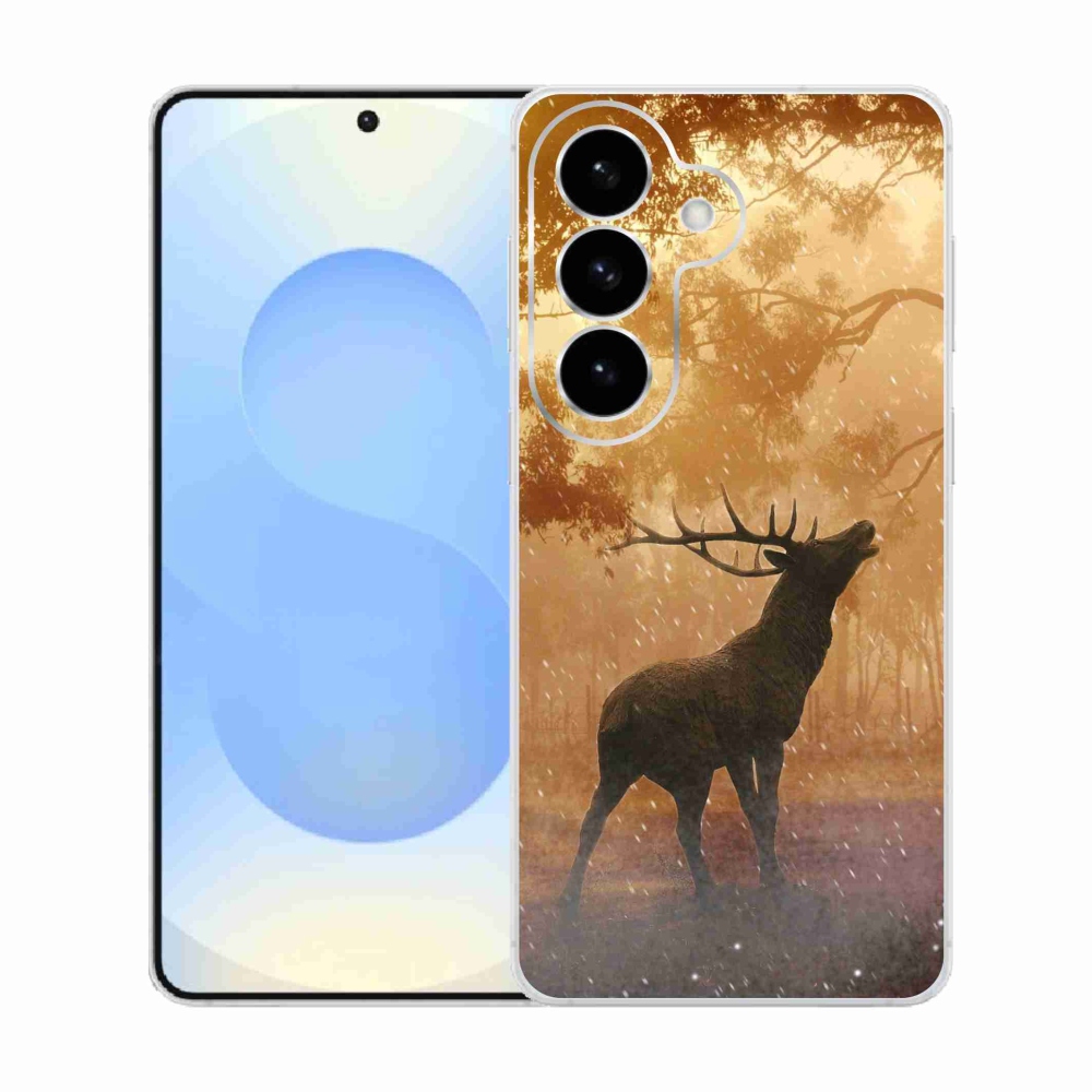 Gélový kryt mmCase na Samsung Galaxy S26 - jeleň v ruji