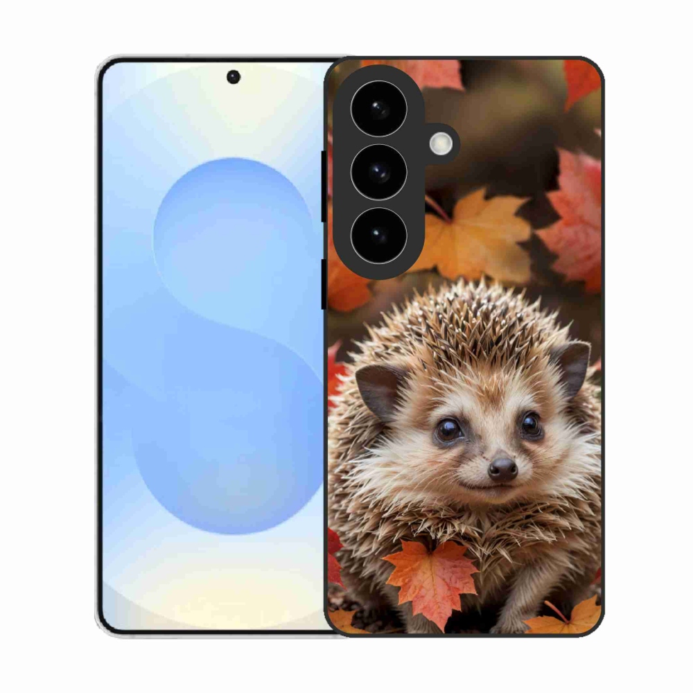 Gélový kryt mmCase na Samsung Galaxy S26 - ježko v lístia