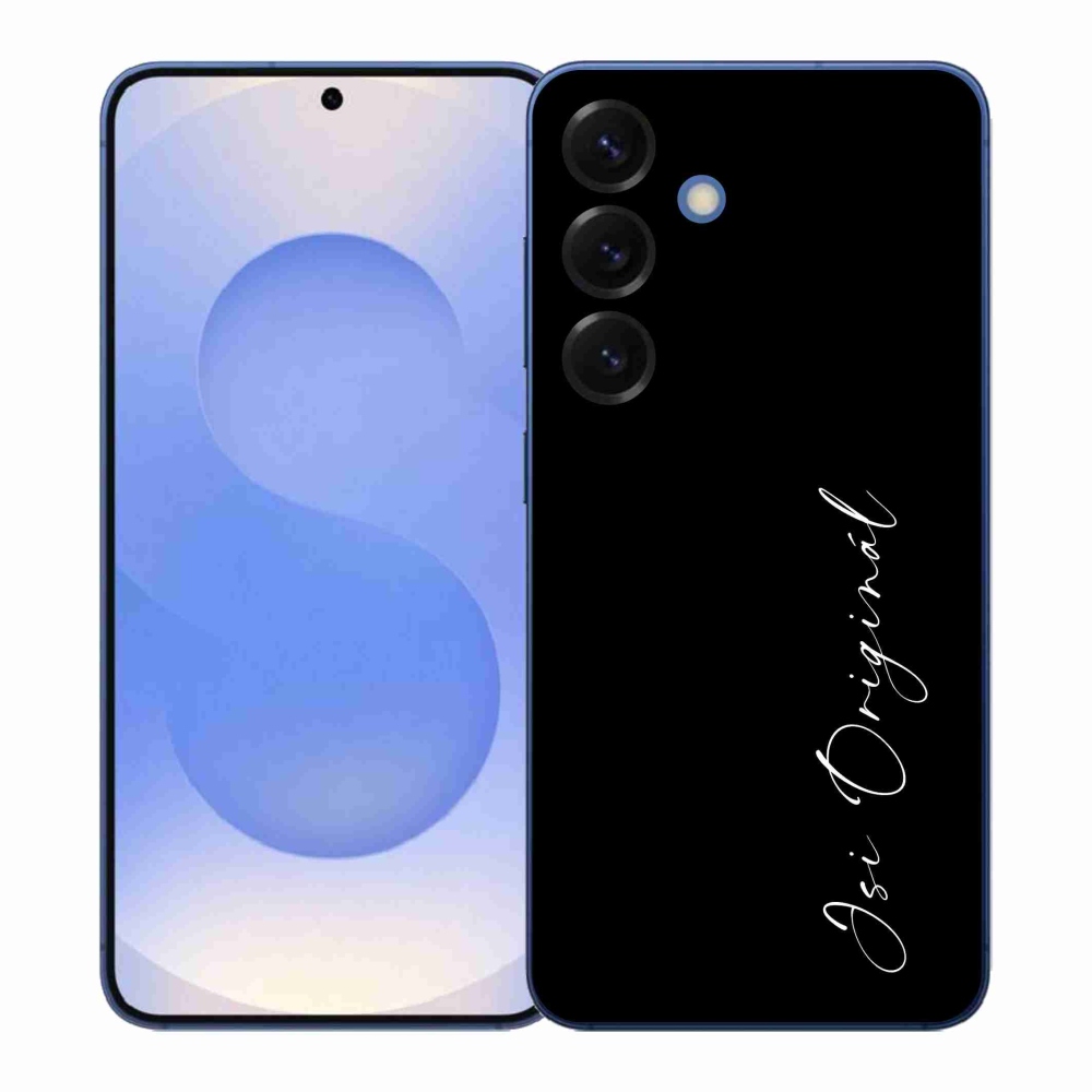 Gélový kryt mmCase na Samsung Galaxy S26+ - si originál čierne pozadie