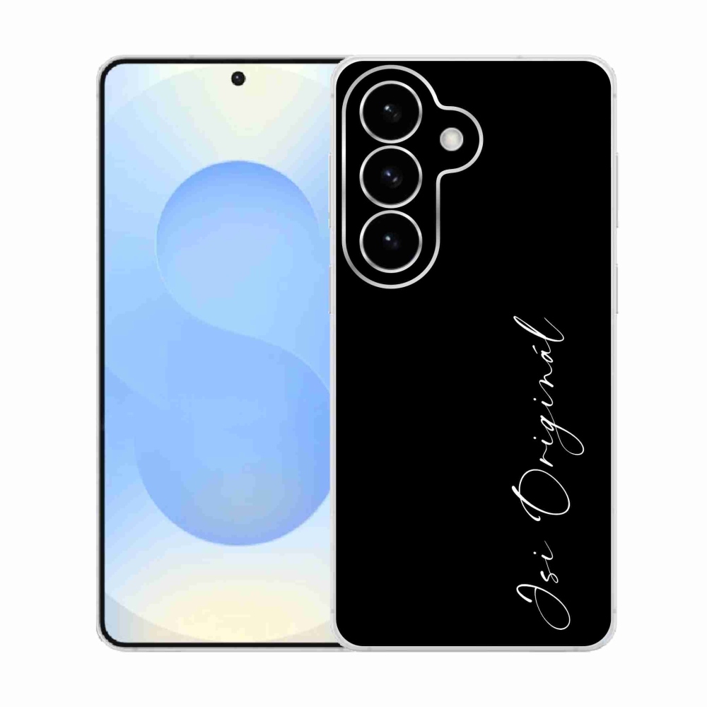 Gélový kryt mmCase na Samsung Galaxy S26 - si originál čierne pozadie