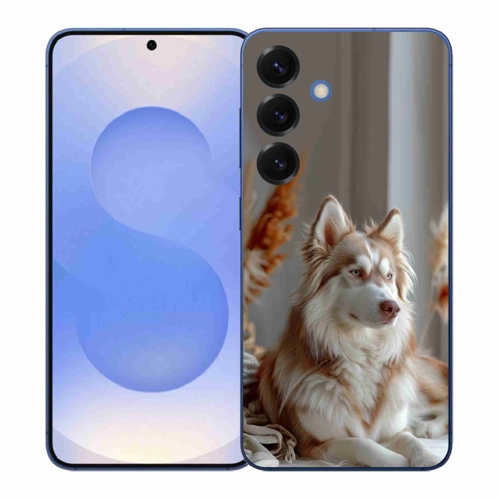 Gélový kryt mmCase na Samsung Galaxy S26+ - pokojný sibírsky husky