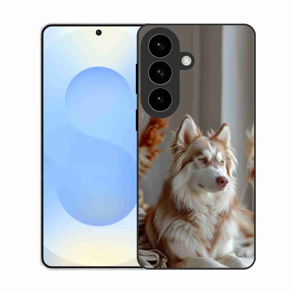 Gélový kryt mmCase na Samsung Galaxy S26 - pokojný sibírsky husky