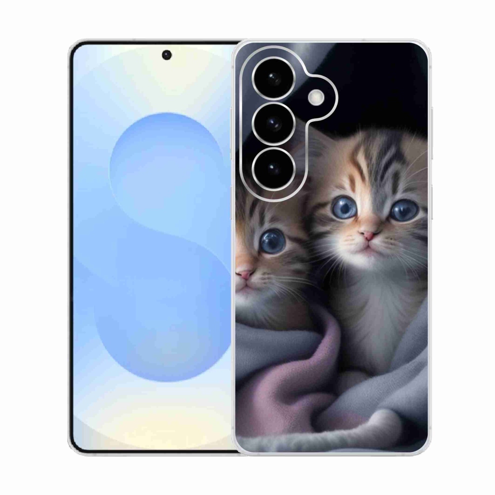 Gélový kryt mmCase na Samsung Galaxy S26 - mačacie duo 2