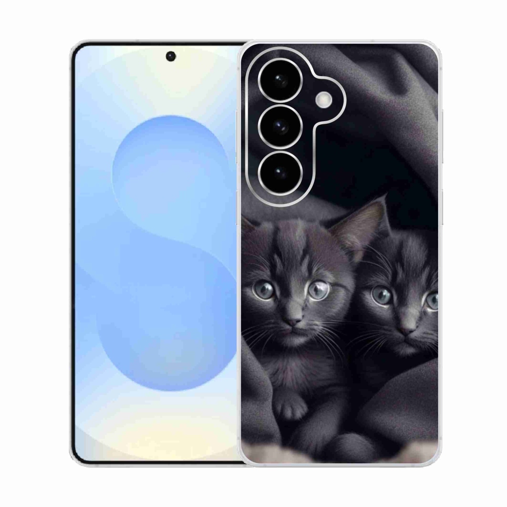 Gélový kryt mmCase na Samsung Galaxy S26 - mačacie duo