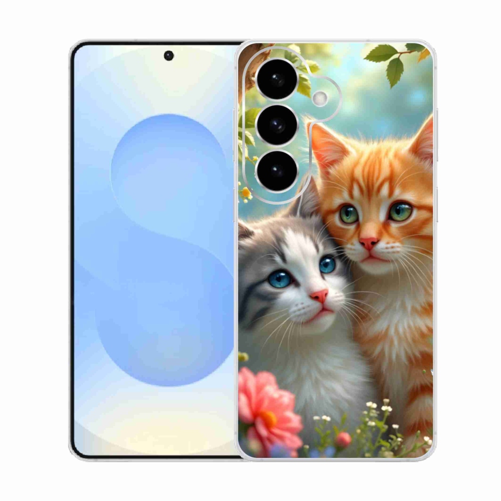 Gélový kryt mmCase na Samsung Galaxy S26 - mačacia láska 2