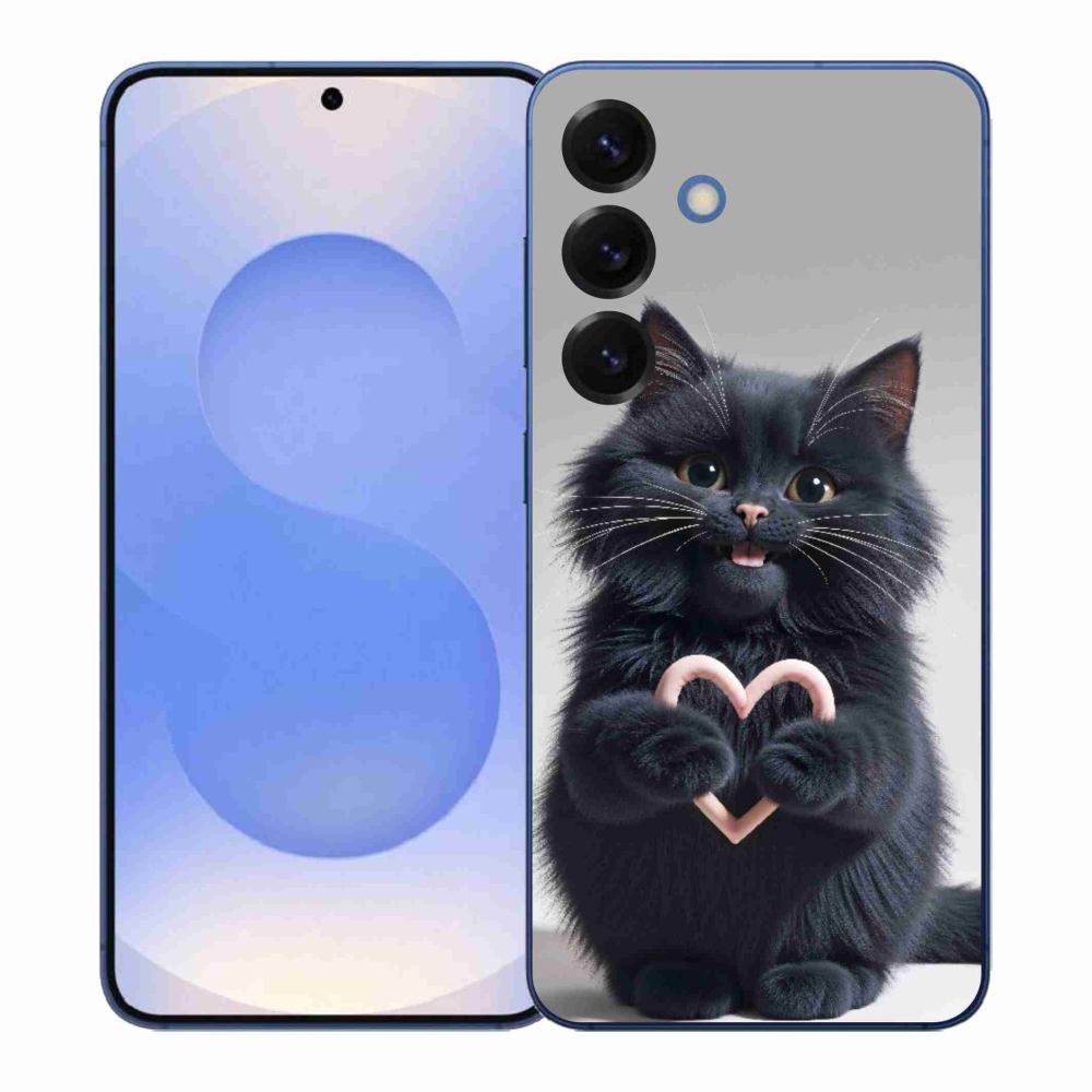 Gélový kryt mmCase na Samsung Galaxy S26+ - mačacia láska 3