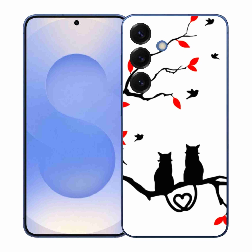 Gélový kryt mmCase na Samsung Galaxy S26+ - mačacia láska