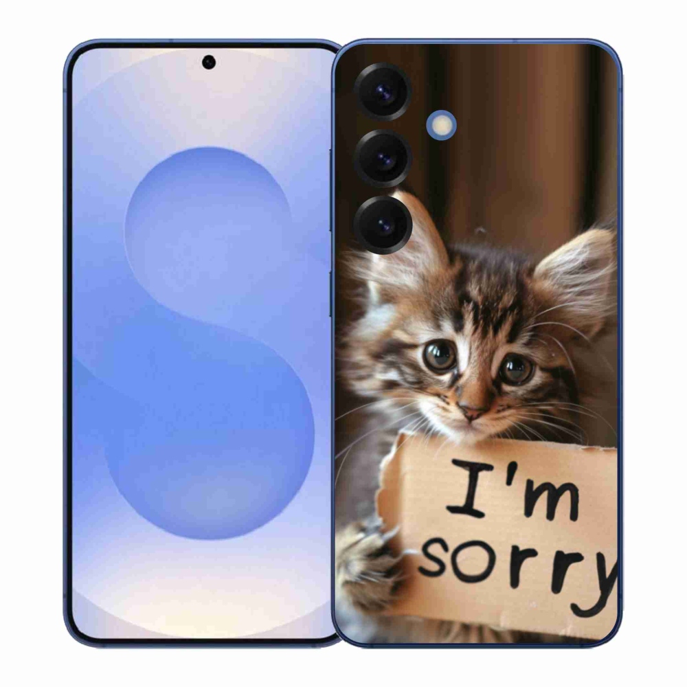 Gélový kryt mmCase na Samsung Galaxy S26+ - mačacie ospravedlnenie