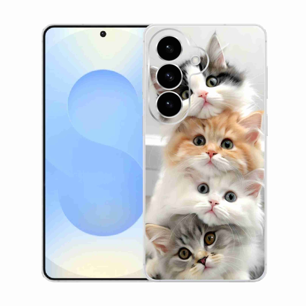 Gélový kryt mmCase na Samsung Galaxy S26 - mačacia partia
