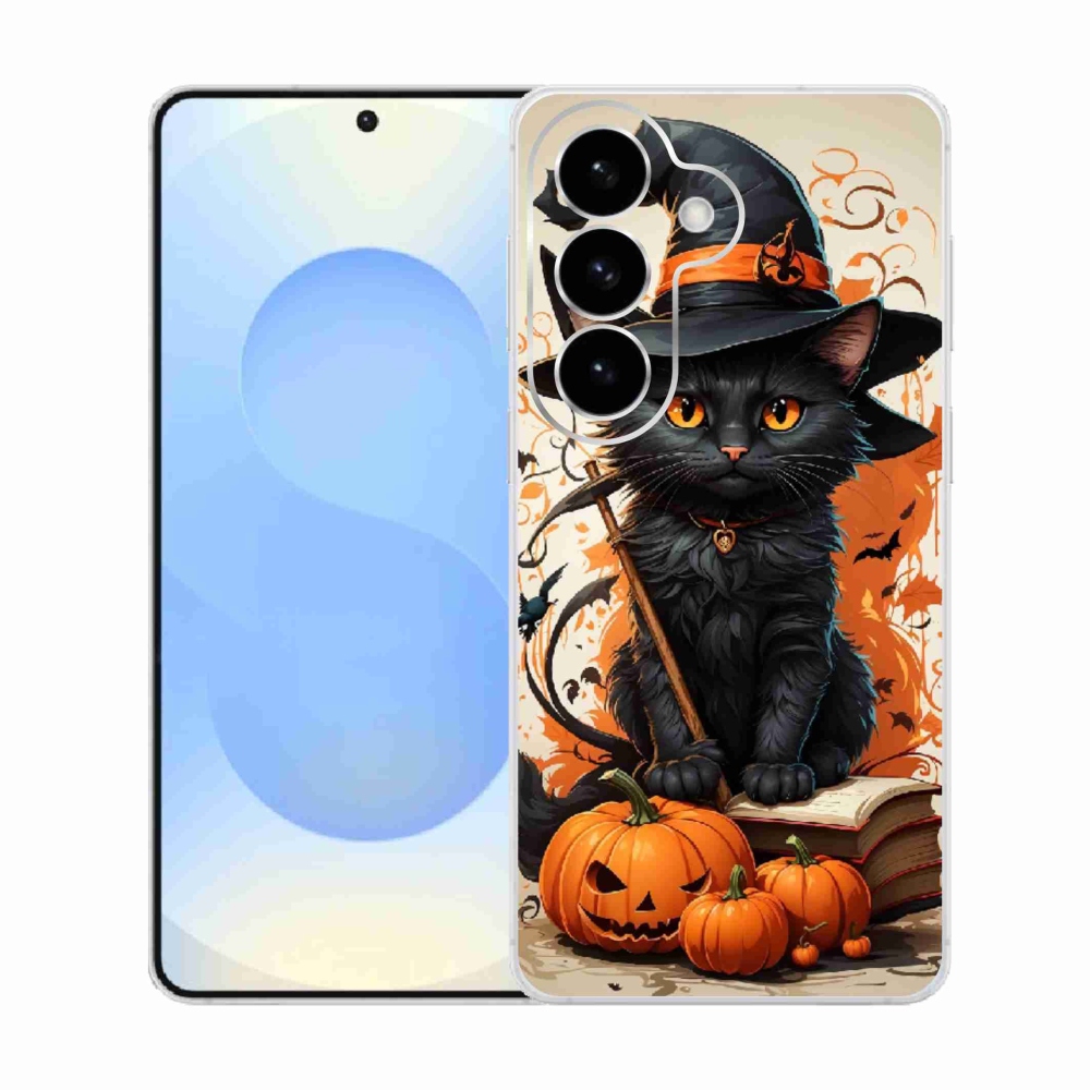 Gélový kryt mmCase na Samsung Galaxy S26 - kocúr čarodejník