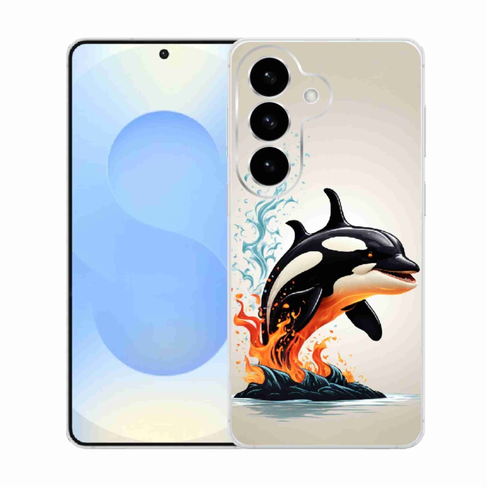 Gélový kryt mmCase na Samsung Galaxy S26 - kosatka