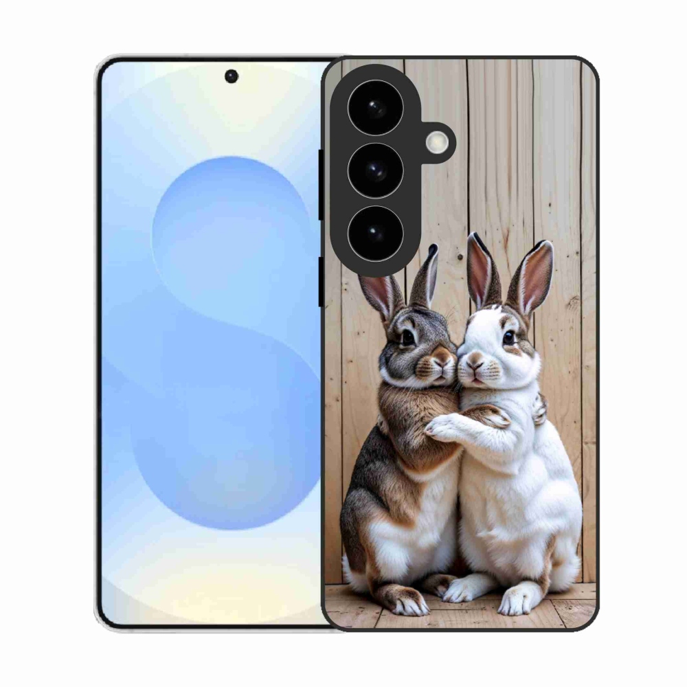 Gélový kryt mmCase na Samsung Galaxy S26 - králičie pár