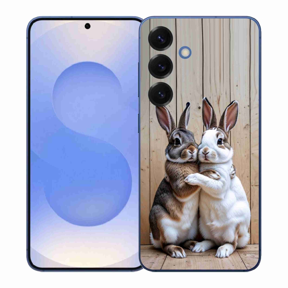 Gélový kryt mmCase na Samsung Galaxy S26+ - králičie pár