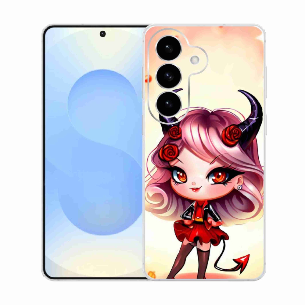 Gélový kryt mmCase na Samsung Galaxy S26 - kreslená čertica