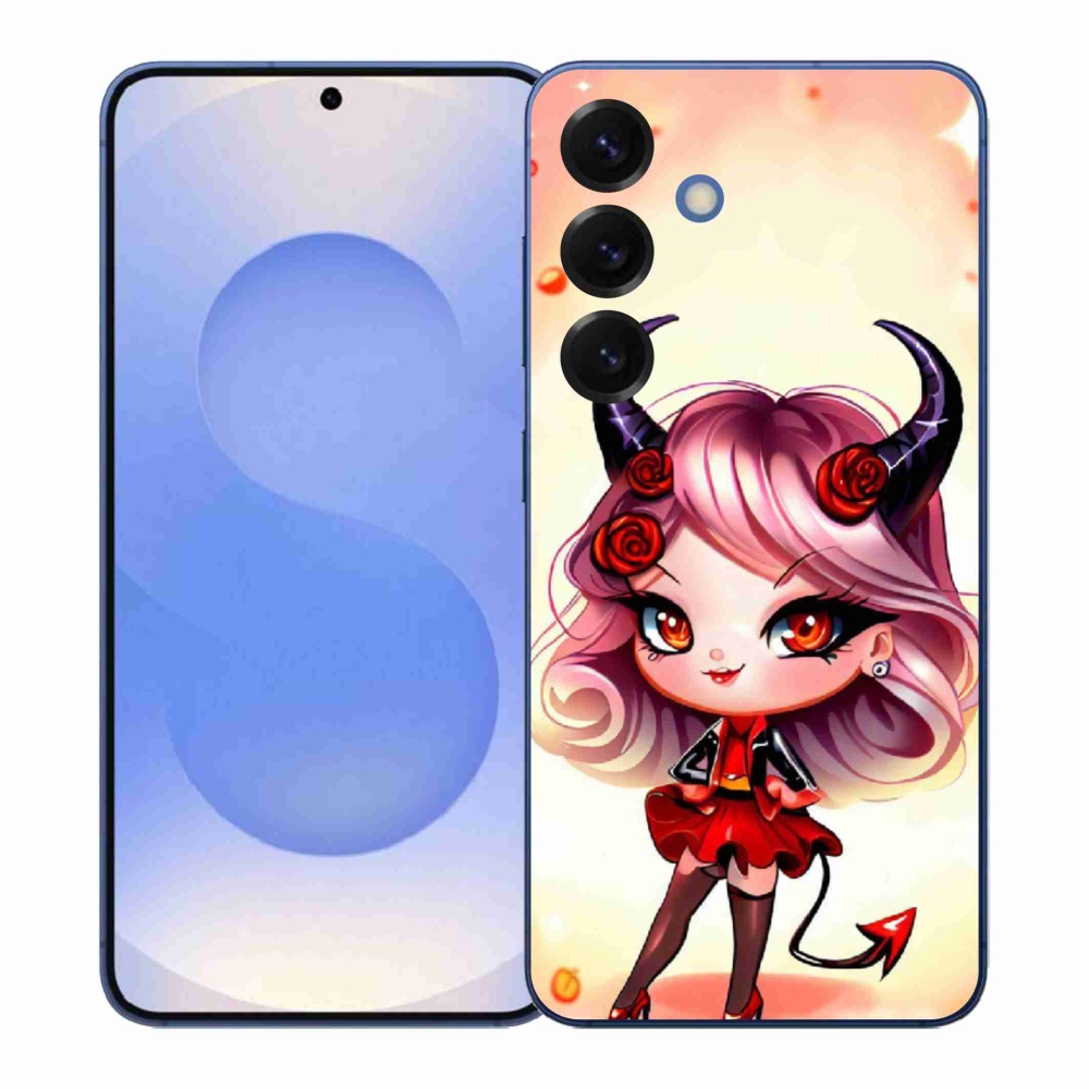 Gélový kryt mmCase na Samsung Galaxy S26+ - kreslená čertica