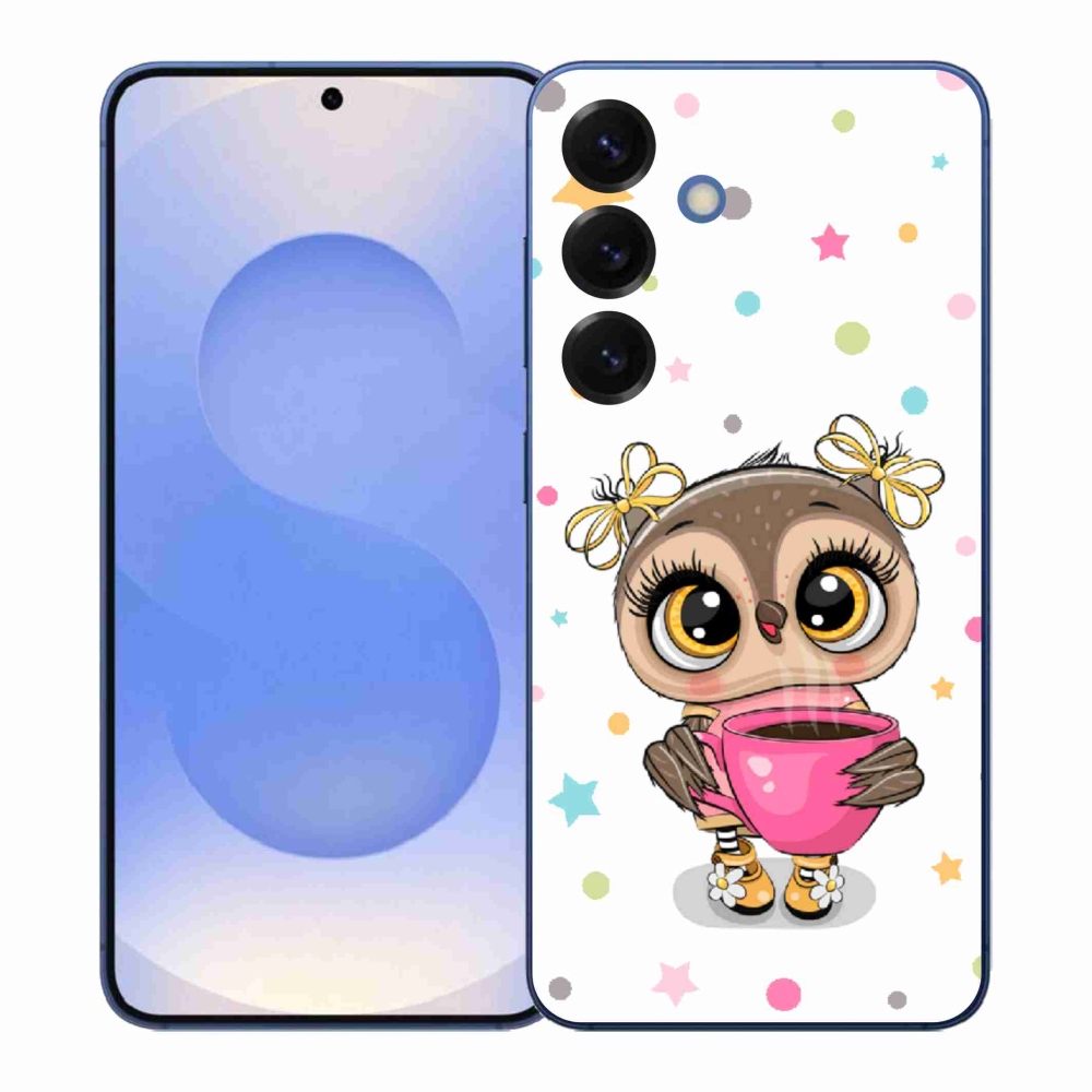 Gélový kryt mmCase na Samsung Galaxy S26+ - kreslená sovička