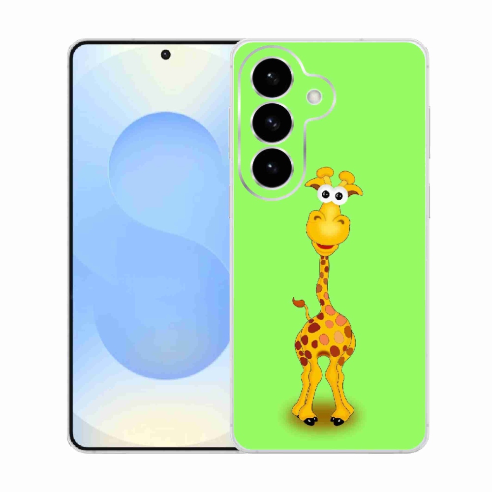 Gélový kryt mmCase na Samsung Galaxy S26 - kreslená žirafa