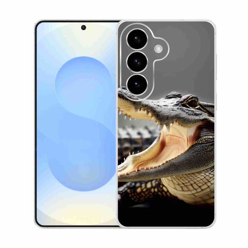 Gélový kryt mmCase na Samsung Galaxy S26 - krokodíl