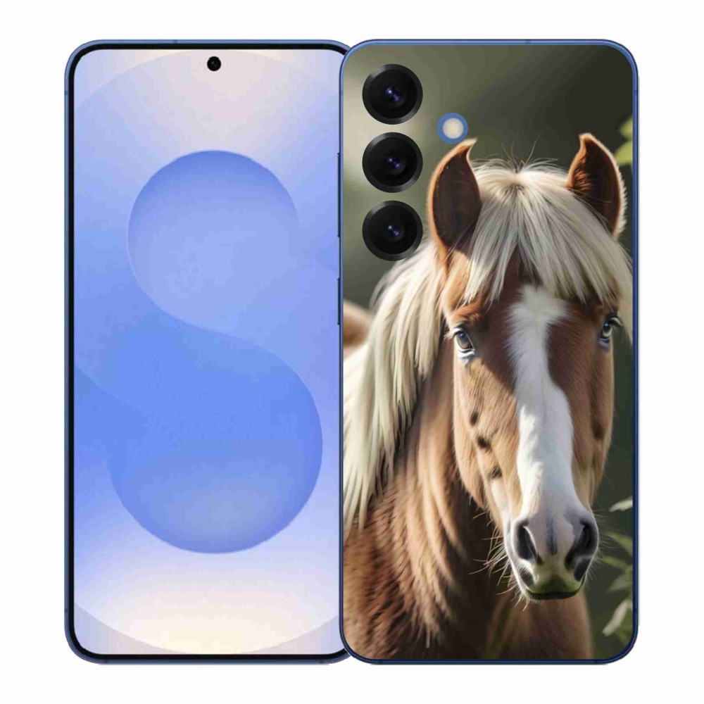 Gélový kryt mmCase na Samsung Galaxy S26+ - kôň so svetlou hrivou