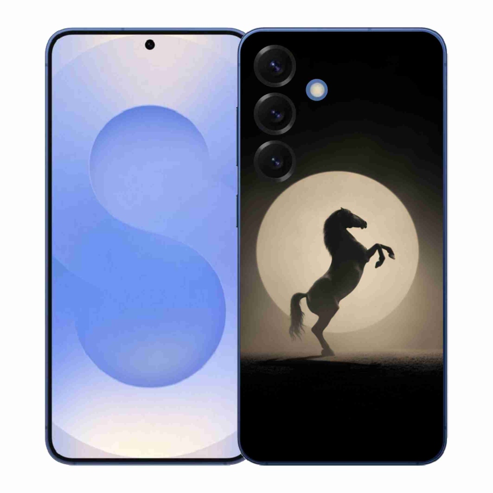 Gélový kryt mmCase na Samsung Galaxy S26+ - kôň v siluete