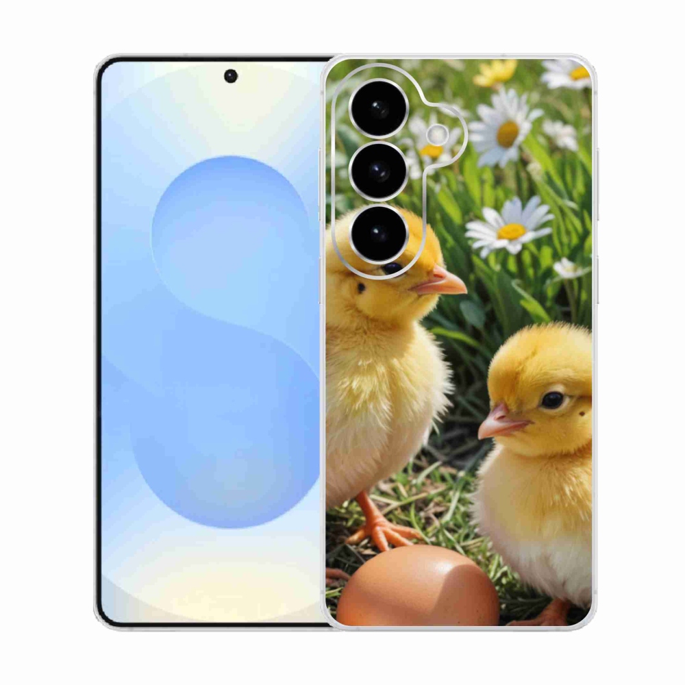 Gélový kryt mmCase na Samsung Galaxy S26 - kuriatka